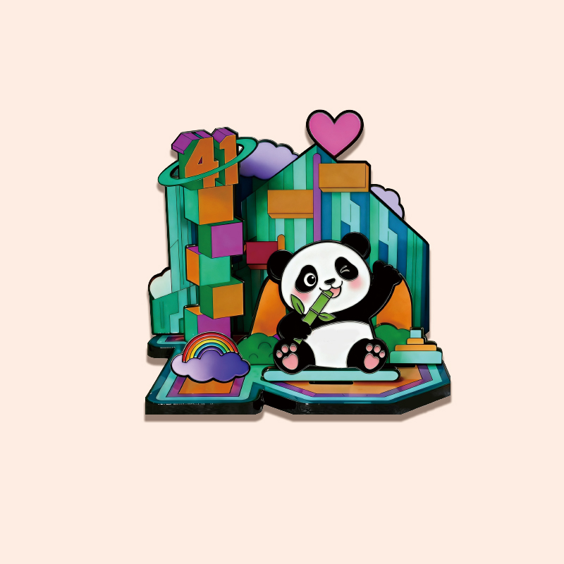 立体组合金属徽章