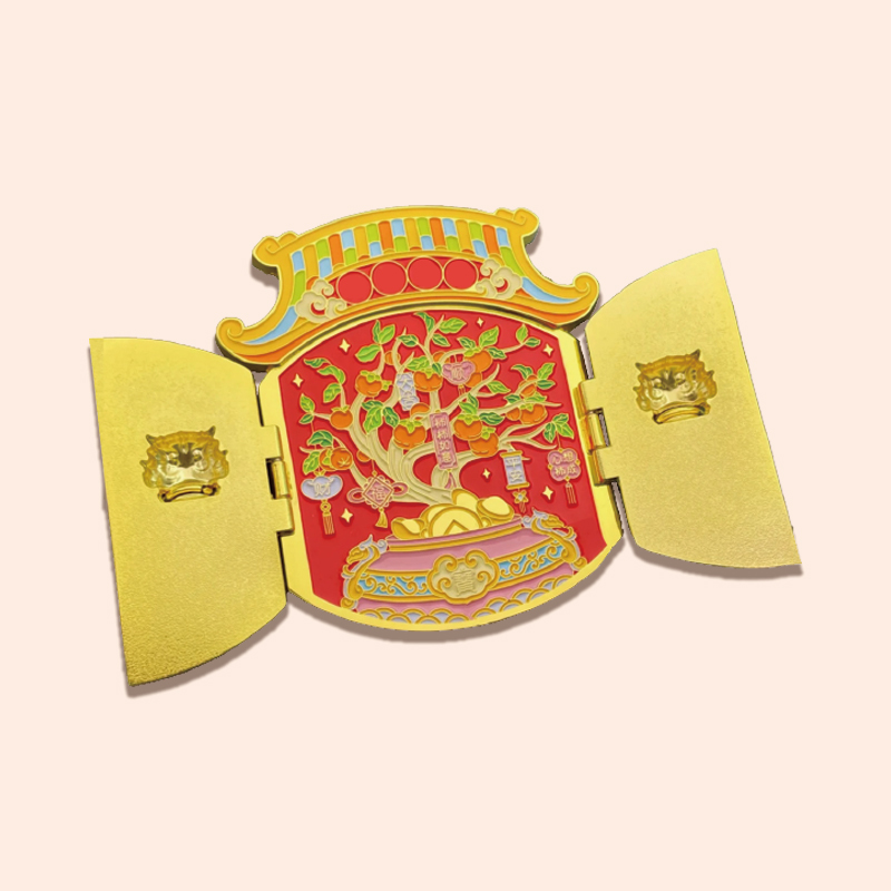 翻盖金属冰箱贴