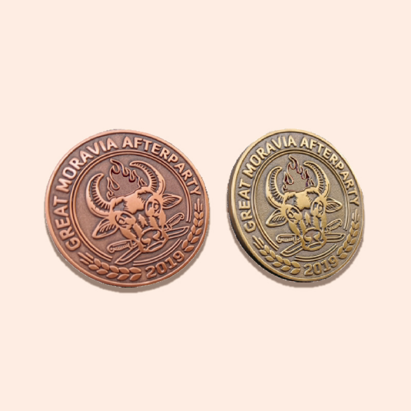 不入色金属纪念章3