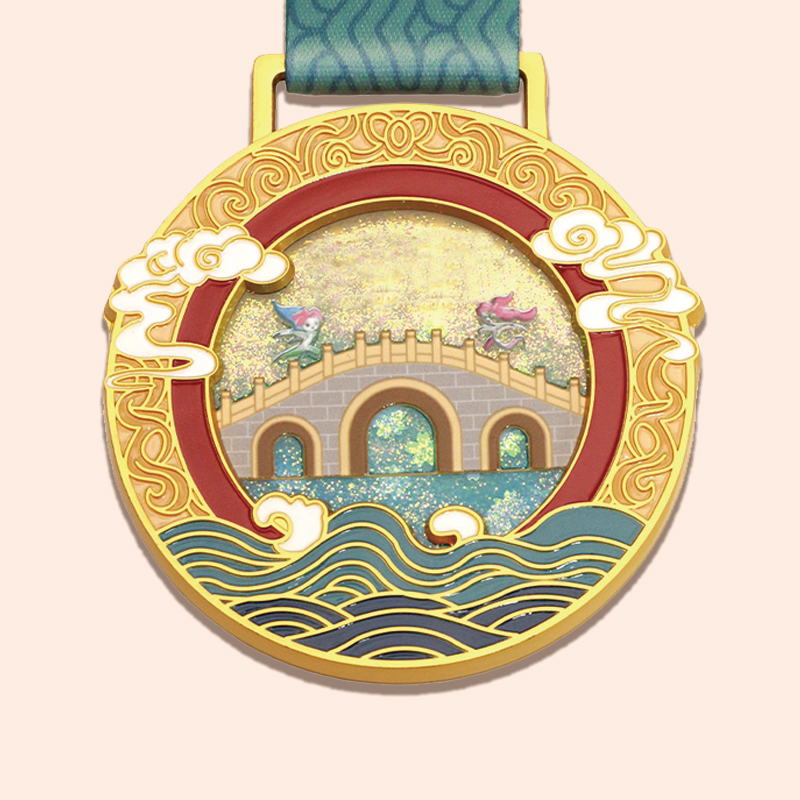 葱粉金属奖牌